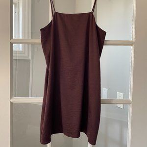 Oak + Fort Silk Mini Dress